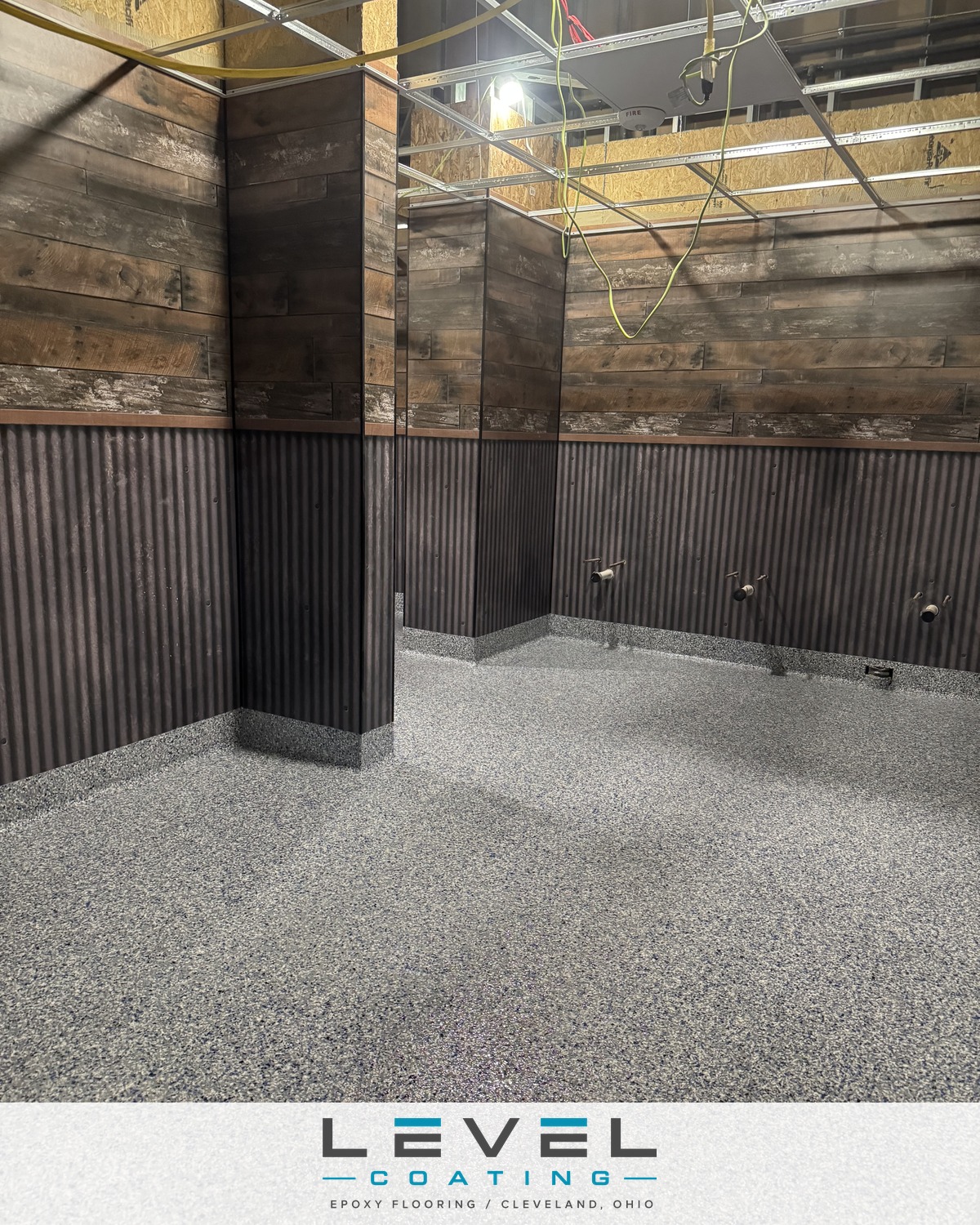 Seamless easy-clean polyaspartic floor - Cleveland